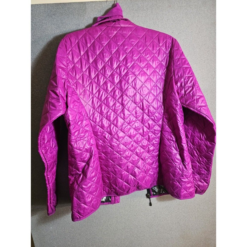 Columbia Womens Jacket L Heat Shield Advanced Repellency PurpleCoat W/ Head Band - Picture 3 of 3